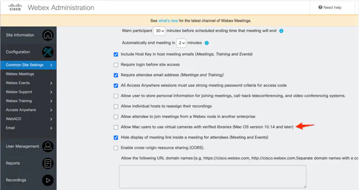 how to use webex on mac